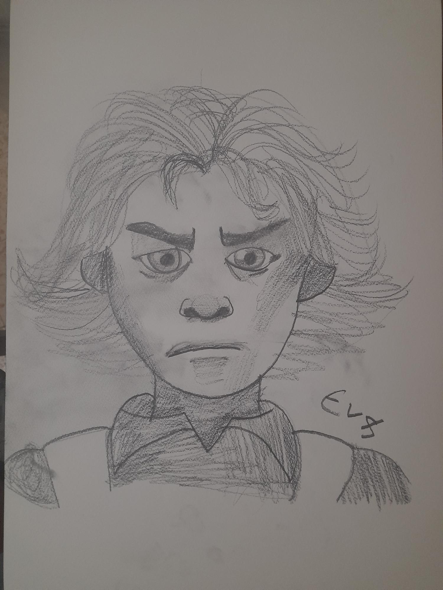 My sketch of viktor fandom