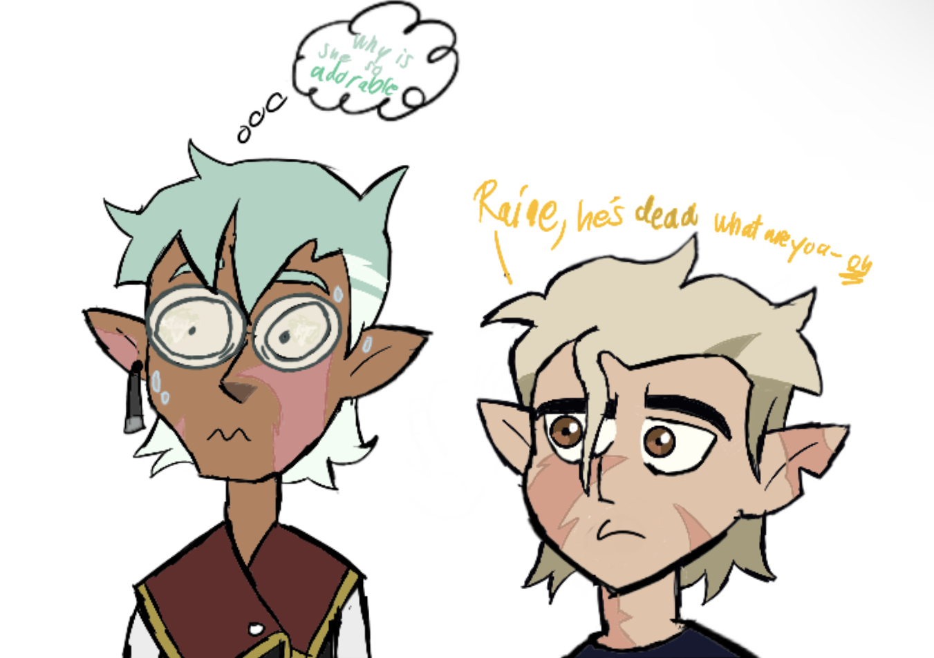 drew raine and hunter (because I wanna practice Raine) | Fandom