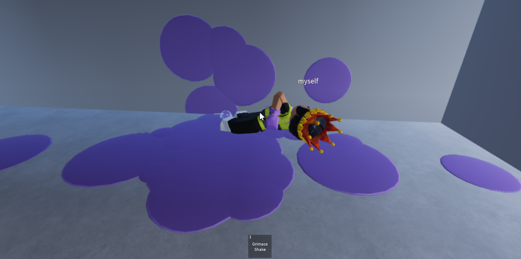 BEBI O GRIMACE SHAKE E ISSO ACONTECEU (Grimace Roblox) 