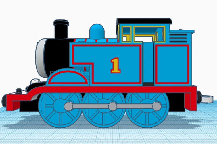 So I just made an "Accurate" Plarail Thomas on TinkerCad, What Do You