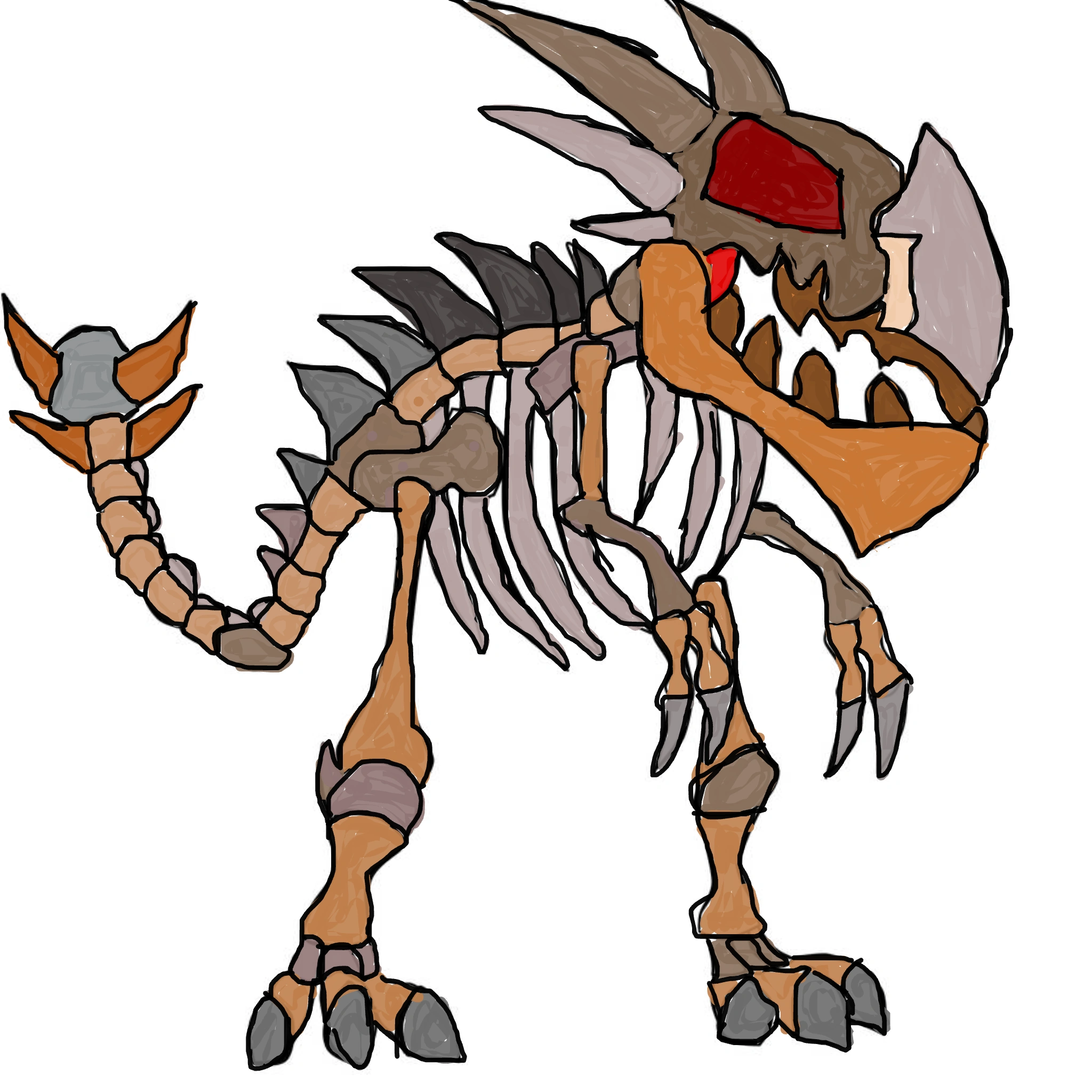 Fossil Loomian drawing done Fandom