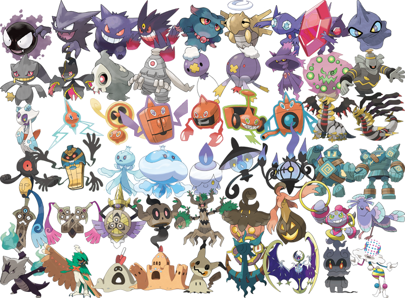 What’s your favorite ghost type Pokémon? (Choose 34] Fandom
