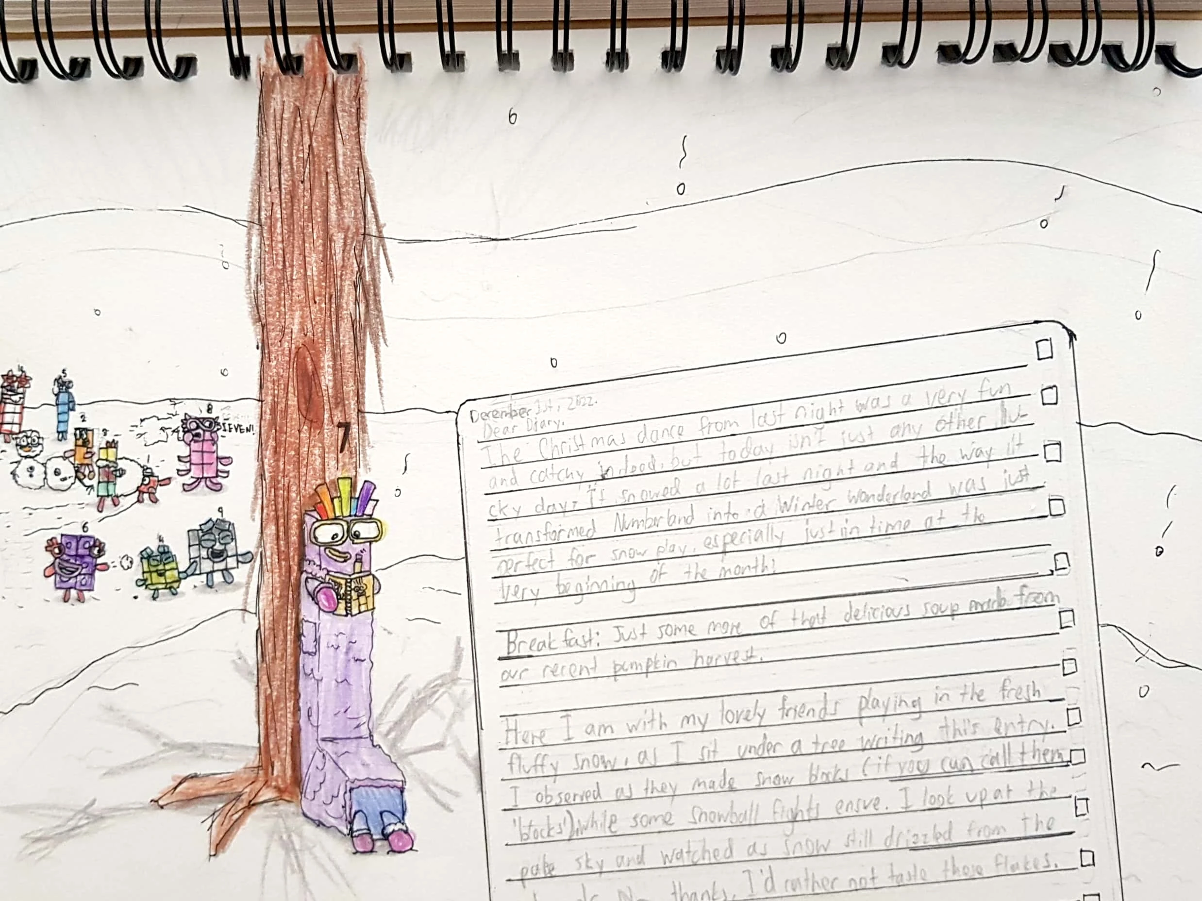 Seven's Winter Diary Entry. Fandom