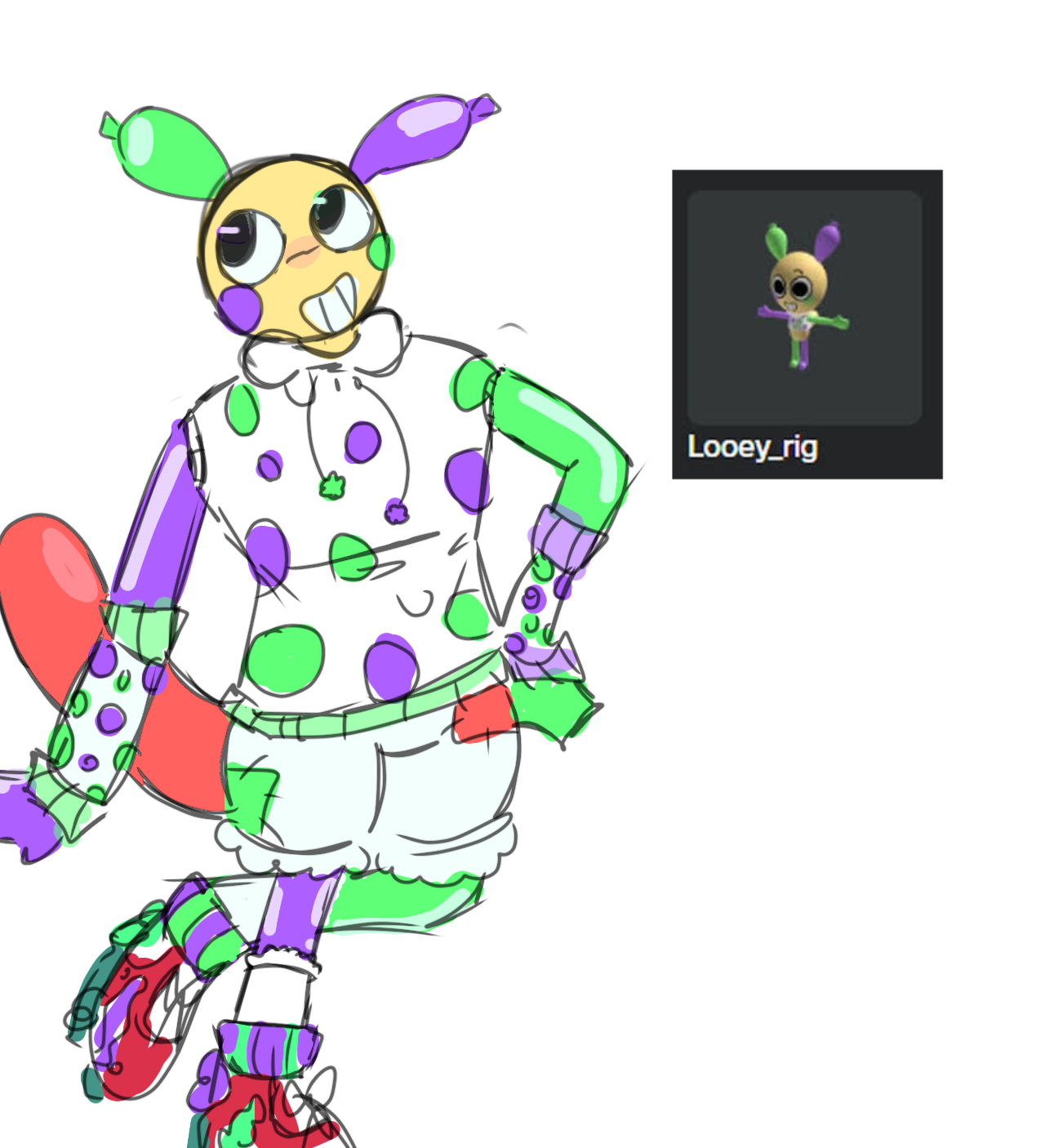 looey design because I think I can post about him | Fandom