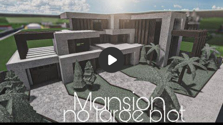 Cheap modern mansion - Bloxburg build 