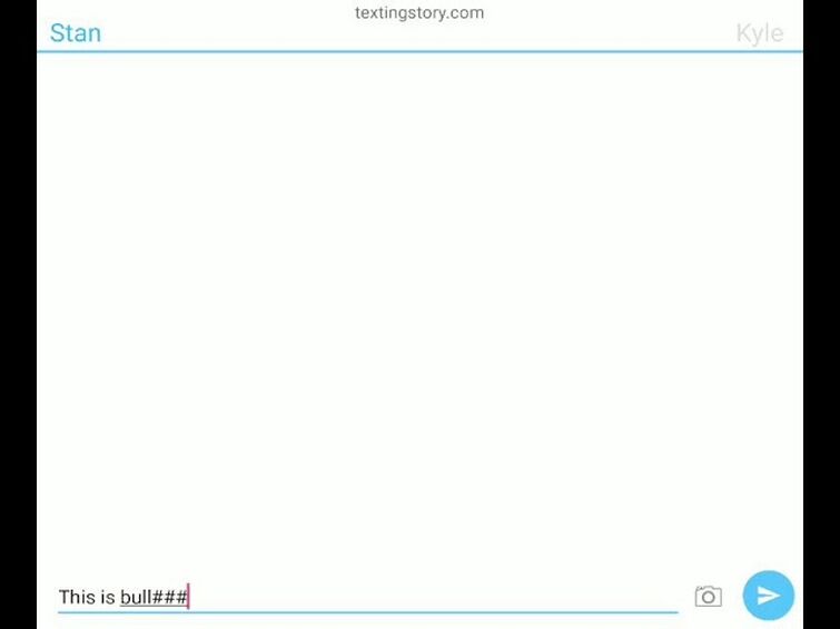 South park boys day out Text story