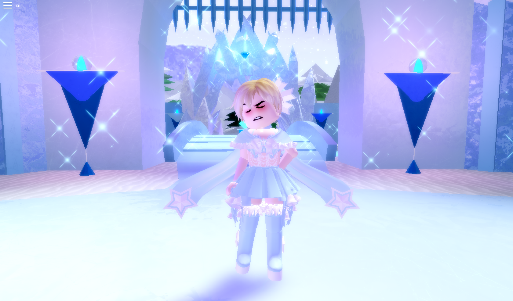 A Character In Light Blue Fandom - roblox royale high princess starfrost