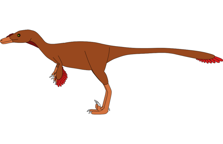 Why does a not rendered in deinonychus look like a troodon(I