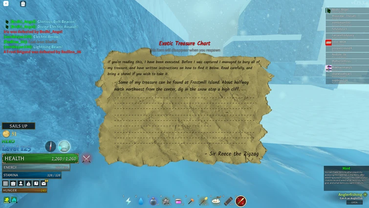 exotic treasure chart | Fandom