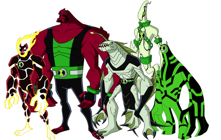 If you got to pick any ten aliens and any omnitrix which ones will you pick  and no alien x or any others from his rece : r/Ben10