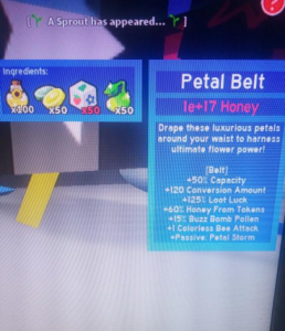Posible Stat Of Petal Belt Fandom