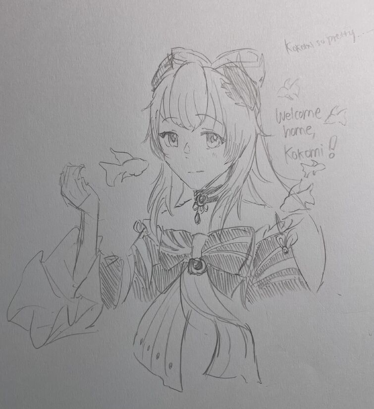 Kokomi drawing