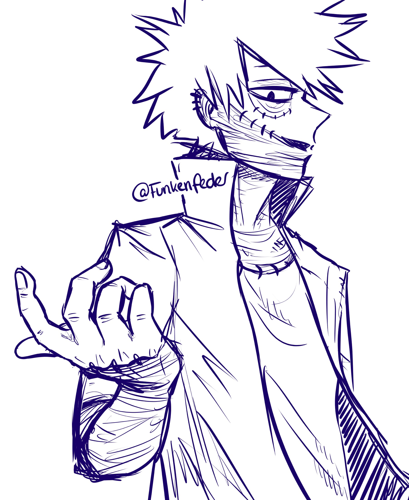 Dabi Sketch | Fandom