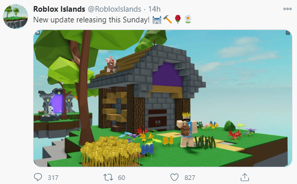 roblox islands update log