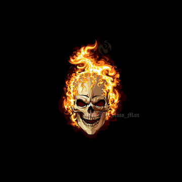 【レア】THE SKAFLAMES / GHOST RIDER スカフレイムス Homer Simpson PARODY Ghost Rider Skull FIGURE Mexico Toy