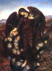 Evelyn De Morgan - Angel of Death