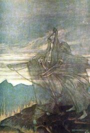 Arthur Rackham - The Norns vanish