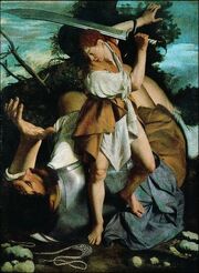 Orazio Gentileschi - David and Goliath