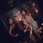 Tweeted by Nathalia an hour ago: "Girls Night Out @msvanessaelle @mademoisellemary @strangeandwonderful #nevergoinghome".