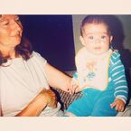 From Jade Ramsey's Instagram/Websta: "#tbt gran and me 👶".