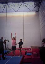 Tweeted by "@BritGymnastics" on November 12th: "All eyes on #Tumble champ @bllockwood who has continued his gymnastics training after the show! @bbcgetinspired".