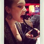 Tweeted by Nathalia 20 hours ago: "I'm so hungry I'm just gonna eat my Grammy 🍫".