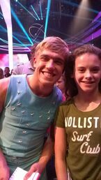 Tweeted by "@KikiNowers" on August 31st: "@bllockwood You were so kind & patient with all the kids,on top of putting on great show, thank you! @sloughgymnastic".