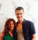 Tweeted by "@HarperOnMelrose" on March 19th: "@Eugene_Simon looking handsome getting his haircut but @steamproducts at #HarperOnMelrose @GameOfThrones".