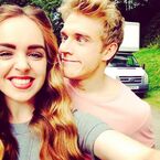 Tweeted by Louisa: "Me & @bllockwood reunited on the set of our new film @FDMovieOfficial! Just in time for #WOLFBLOOD season 3! #RT 😝".