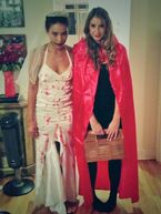 Tweeted by "Julia Beth Stern": "Corpse bride and little red riding hood @AlexShipppp".