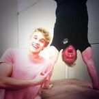 Tweeted by "@BritGymnastics" on November 12th: "#Wolfblood & #Tumble 's @bllockwood & @craigdavidheap inspiring people to #DiscoverGymnastics http://www.discovergymnastics.uk".