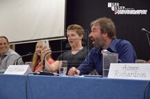 Tweeted by "@NGeistofficial" 6 hours ago: "Even #GameOfThrones cast get starstruck as demonstrated by Ian Beattie & @Eugene_Simon at #Titancon 2014 #Belfast".