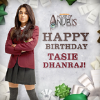 Found this picture on the "Nick Asia" Facebook page. The caption for the picture: "Happy Birthday to Tasie, a.k.a Mara from House of Anubis!". It was posted on December 22nd.