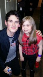 Tweeted by "@MissMartin30" an hour ago: "My #bezzie love him @BradKavanagh @JessieGraceBell".