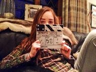 Tweeted by "Charlie Manton" 4 hours ago: "Wrapped on 1st day! @louisacburnham @LiaHatz @Beneath_Water @domjohn".