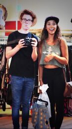 Tweeted by Alexandra 16 hours ago: "Oh you know just @ImJakeDavis and I shopping on melrose. Nbd."