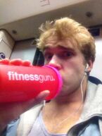 Tweeted by Bobby on October 28th: "Loving being back in the gym. Especially when I got the French vanilla shake for dessert #yummy #teamfitnessguru".