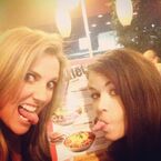 From Jade Ramsey's Instagram/Websta and posted 9 hours ago: "Late night Norms with @jackiebridgett".