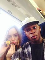 Tweeted by "Kedar W-Stirling" 5 hours ago: "Newcastle bound with my carrot cake. @louisacburnham".