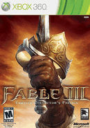 Fable 3 limited edition box art xbox 360