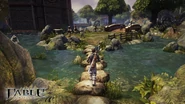 Schreenshoot di Fable Anniversary del laghetto della Gilda