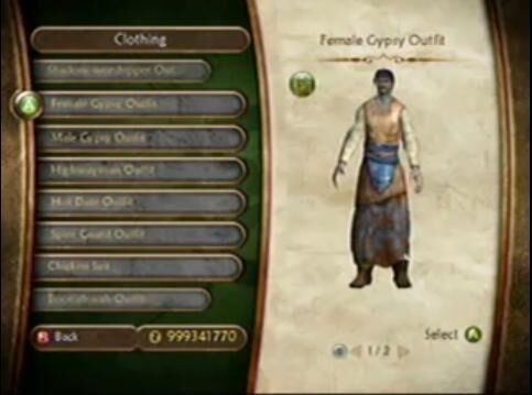 Female Gypsy Outfit, The Fable Wiki