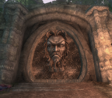 A demon door in Fable III, in Millfields