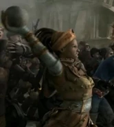 Page throwing a bomb.