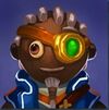 A picture of the Garth Puppet from Fable Heroes.