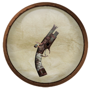 Rusty clockwork pistol