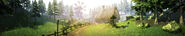Panoramic screenshot of the Homestead