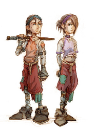 Child Sparrow concept art.