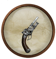 Steel clockwork pistol