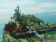 Concept art del castello di Fairfax